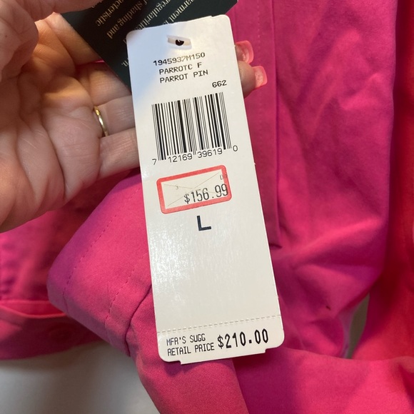 Lauren Ralph Lauren new with tags 100% silk full zip jacket! Size Large! Pink! - Picture 7 of 14